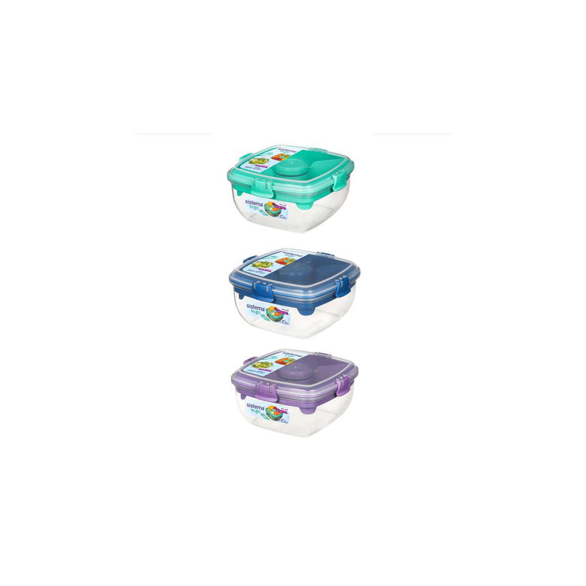 Sistema To Go Salad Food Container- 1.1L