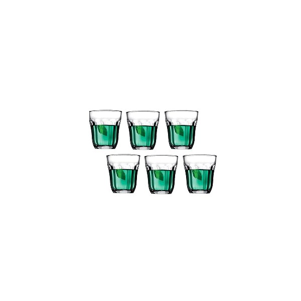 Pasabhahce tea cup set 6pcs 5.1oz made in Turkey