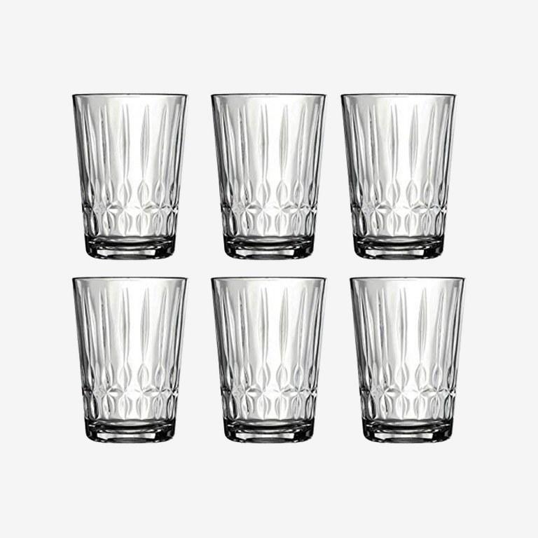 Pasabahce nergis tumblers set 6pcs 7.3oz made in Turkey