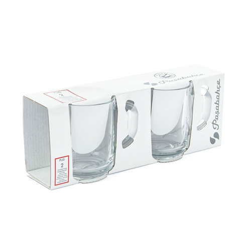 "Pa?abahçe Glass Mug- 279cc, 2 Pieces"