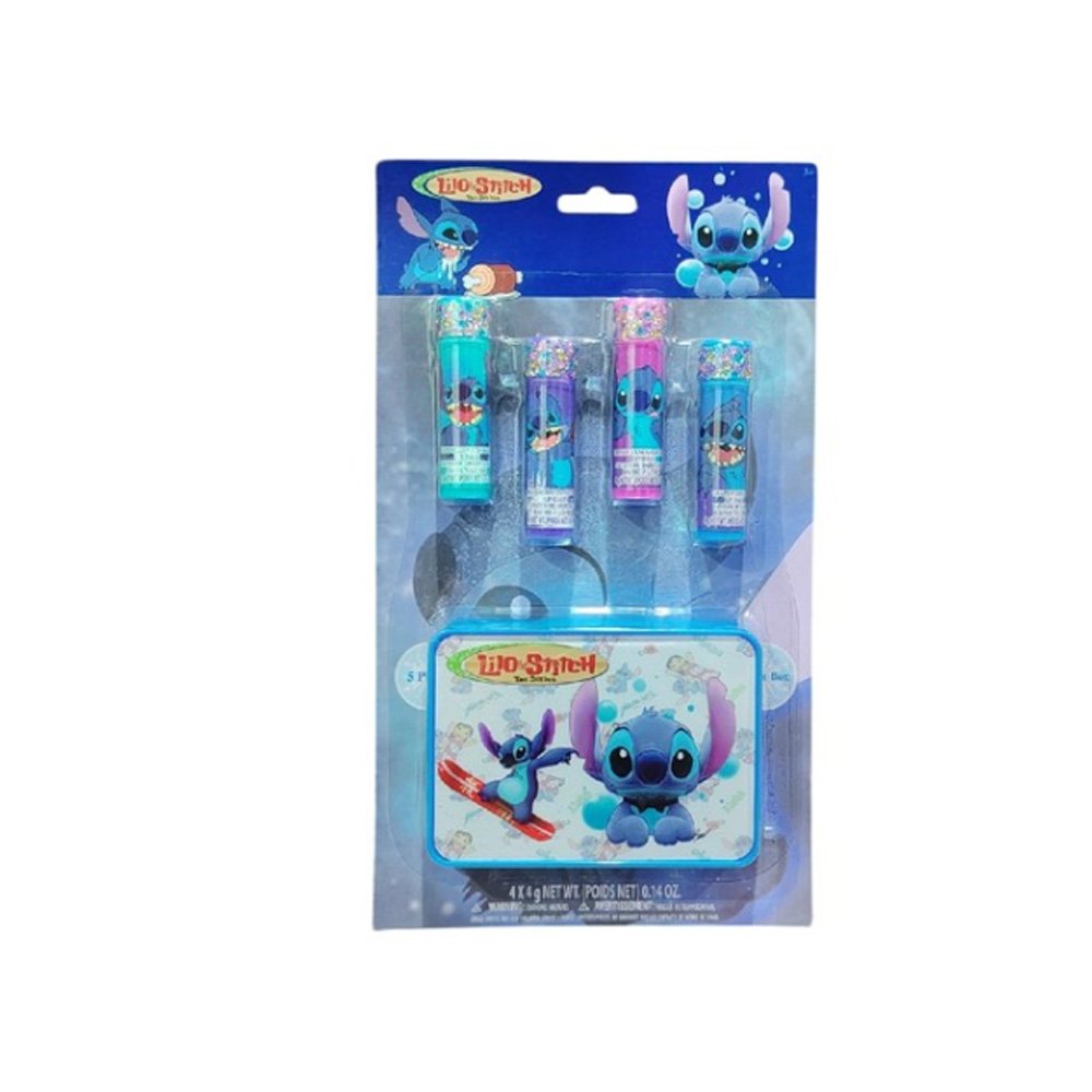 Disney Stitch Lip Gloss Set - 4 Pcs