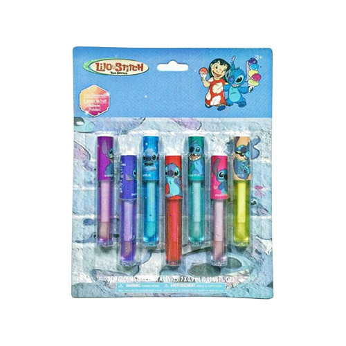 Stitch Lipgloss Cosmetic Set- 7 Pieces