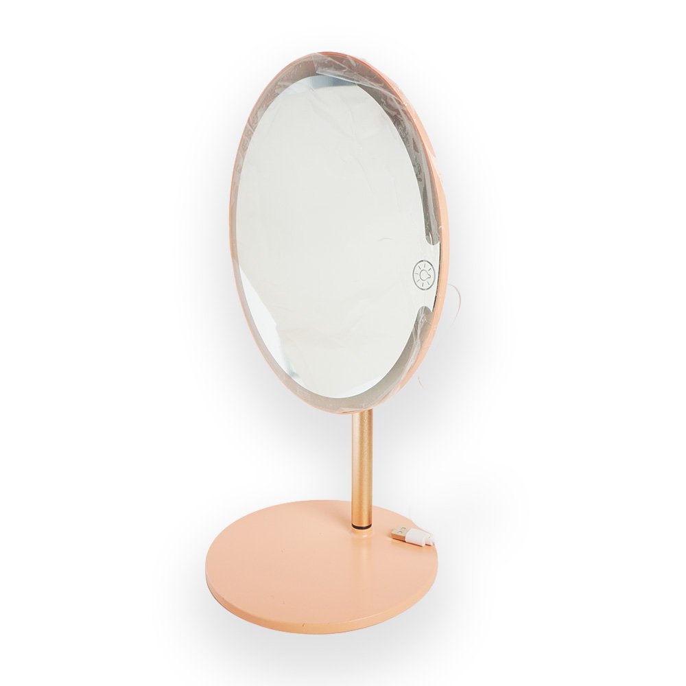 Oval LED Makeup Mirror with USB Power Cable