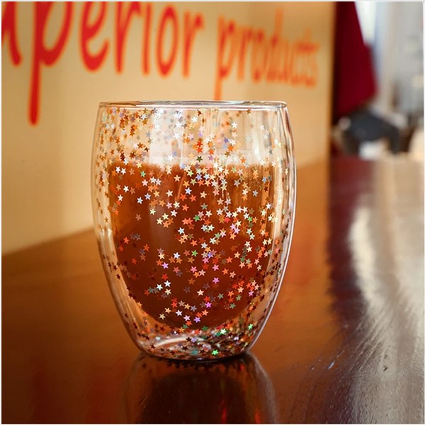 Double wall Glass Cups 350ml