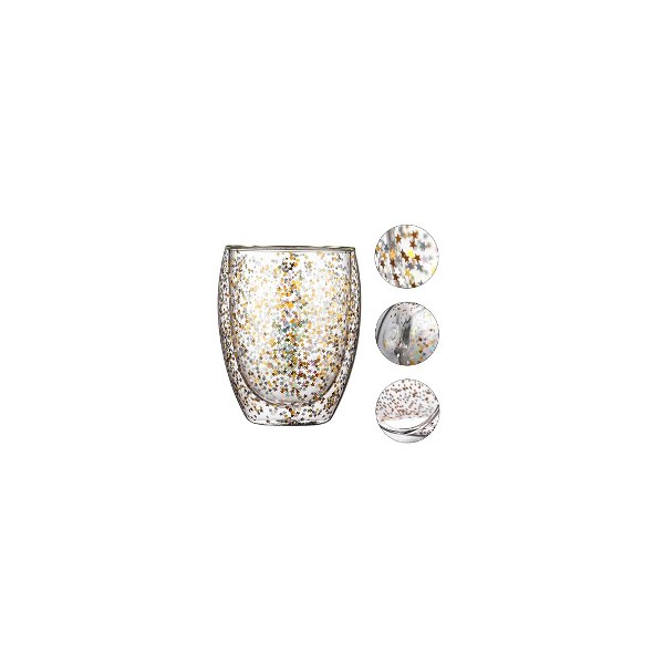 Double wall Glass Cups 350ml