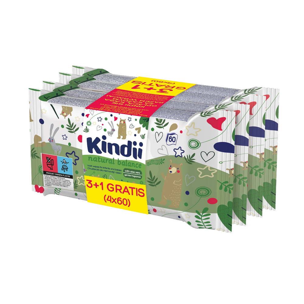 Kindii Natural Balance Wet Wipes Set