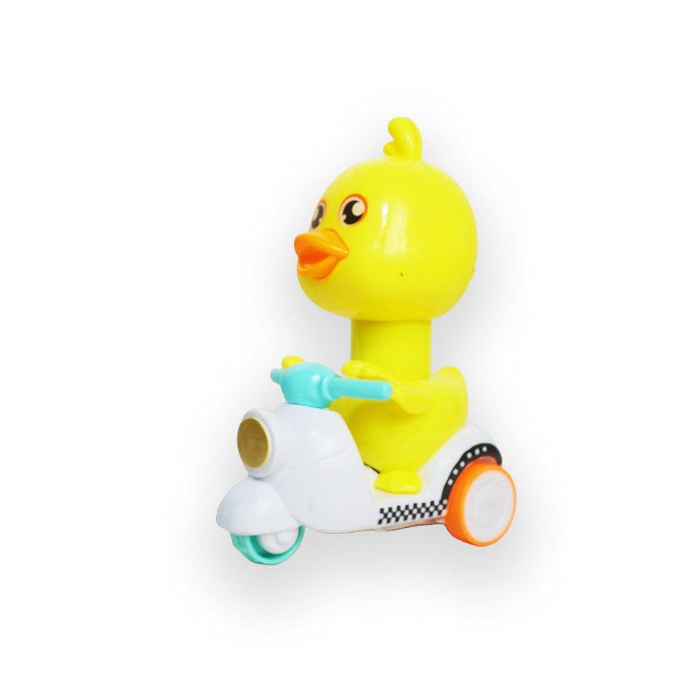 Press and Go Yellow Duck Scooter Toy