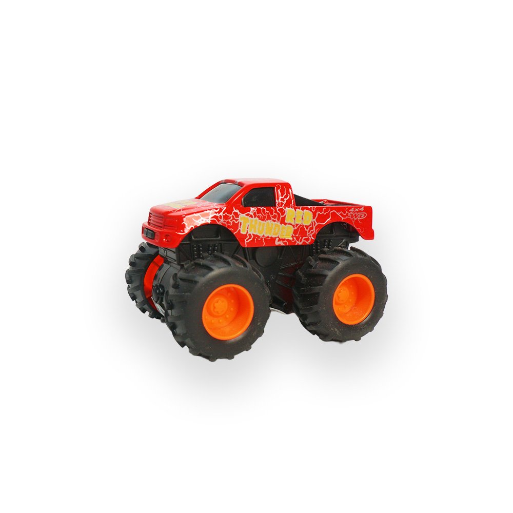 Red Thunder Friction Powered Monster Truck Toy