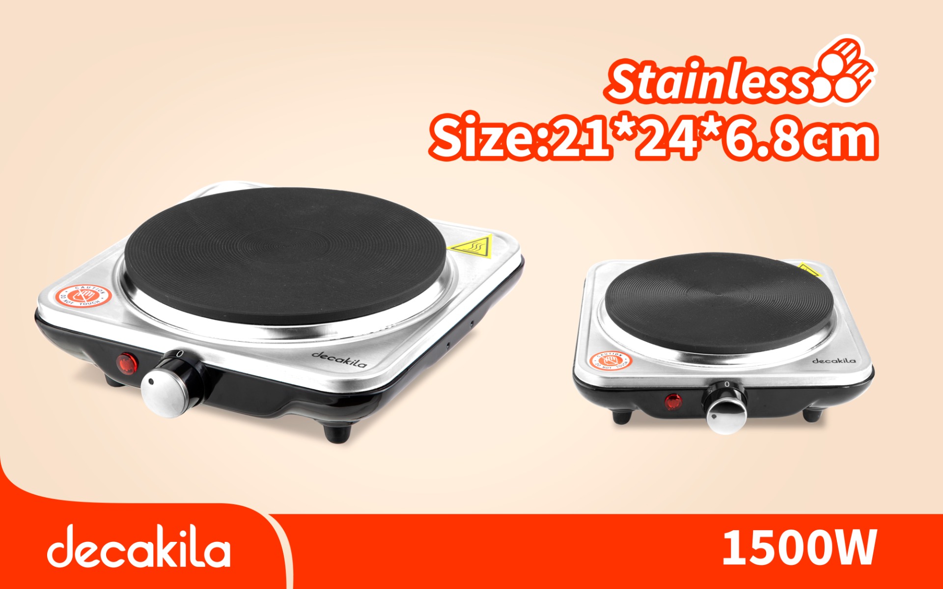 Decakila Hot plate 1500W