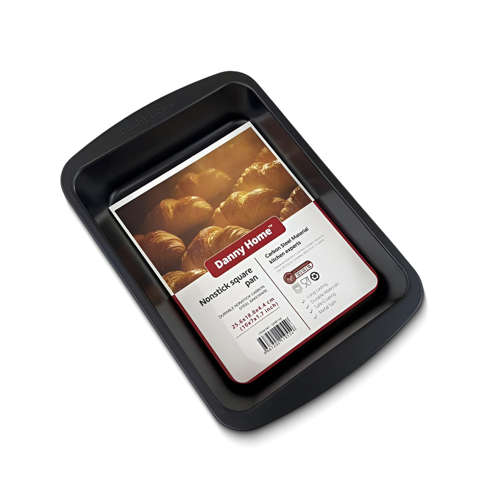 Danny Home Non-Stick Square Pan- 25.6x18x1.8cm