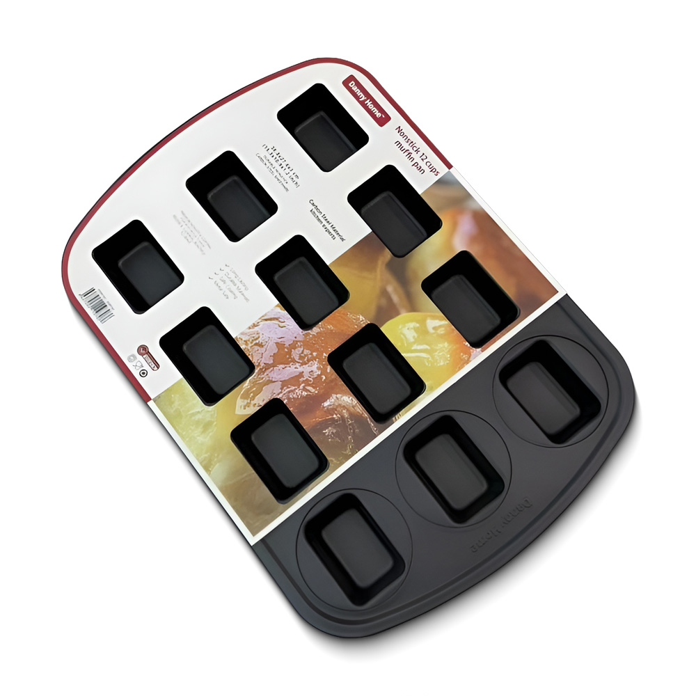 "Danny Home Muffin Pan- 12 Cups, 38.8x27.6x3.5cm"