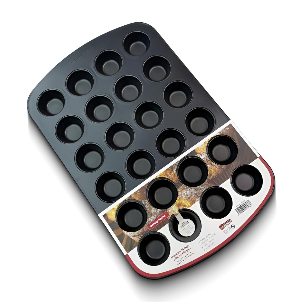 "Danny Home Nonstick Muffin Pan- 24 Cup, 38.5x26.3x2.2cm"