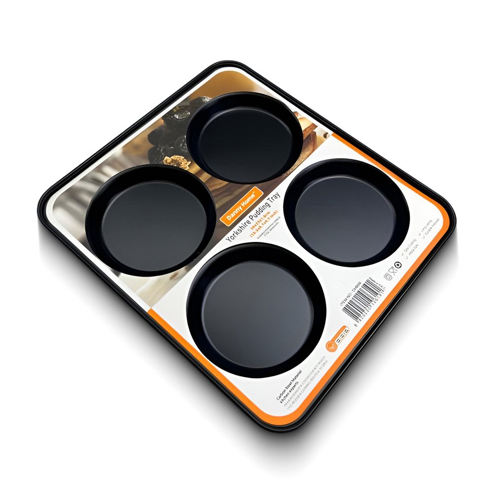 "Danny Home Nonstick Yorkshire Pudding Pan- 4 Cup, 26x23x1.8cm"