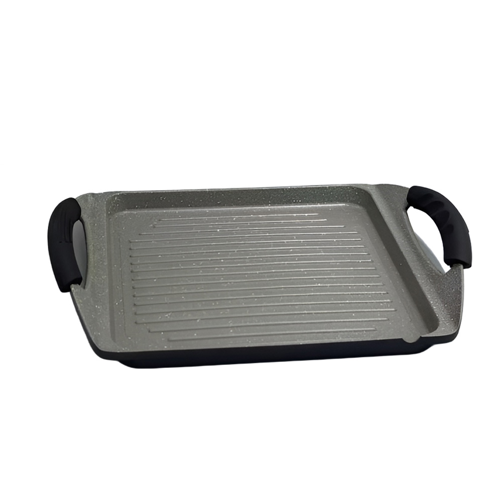 Danny Home Granite Non-Stick Grill Plate Baking Tray- 34x26.5x5.2cm