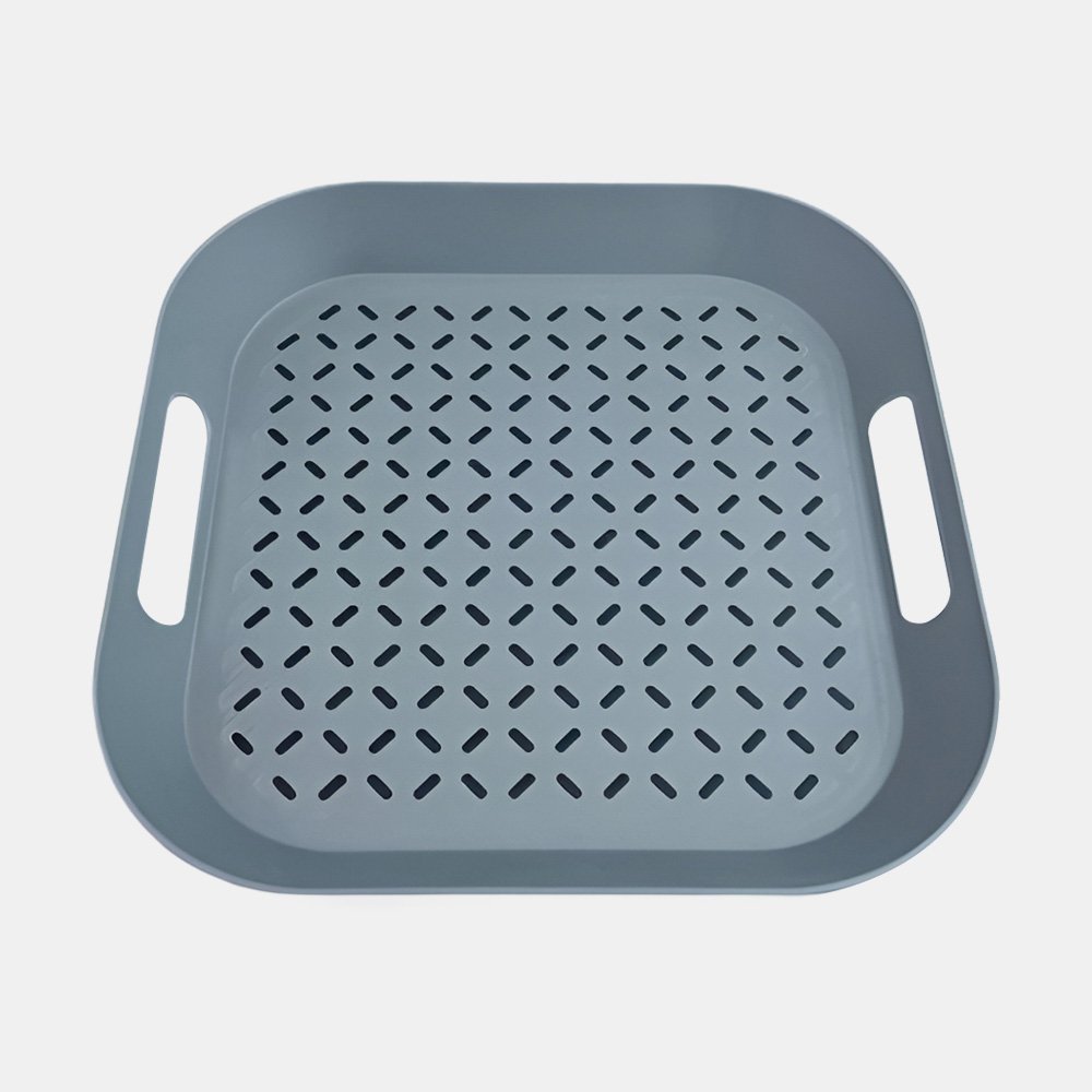 Danny Home Anti-Slip Serving Tray- Grey