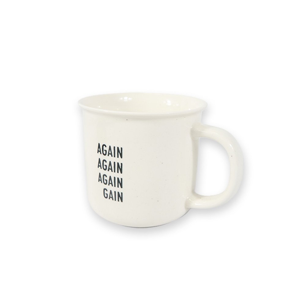 "Danny Home Porcelian Campfire-Style Quote Mugs, 350ml"