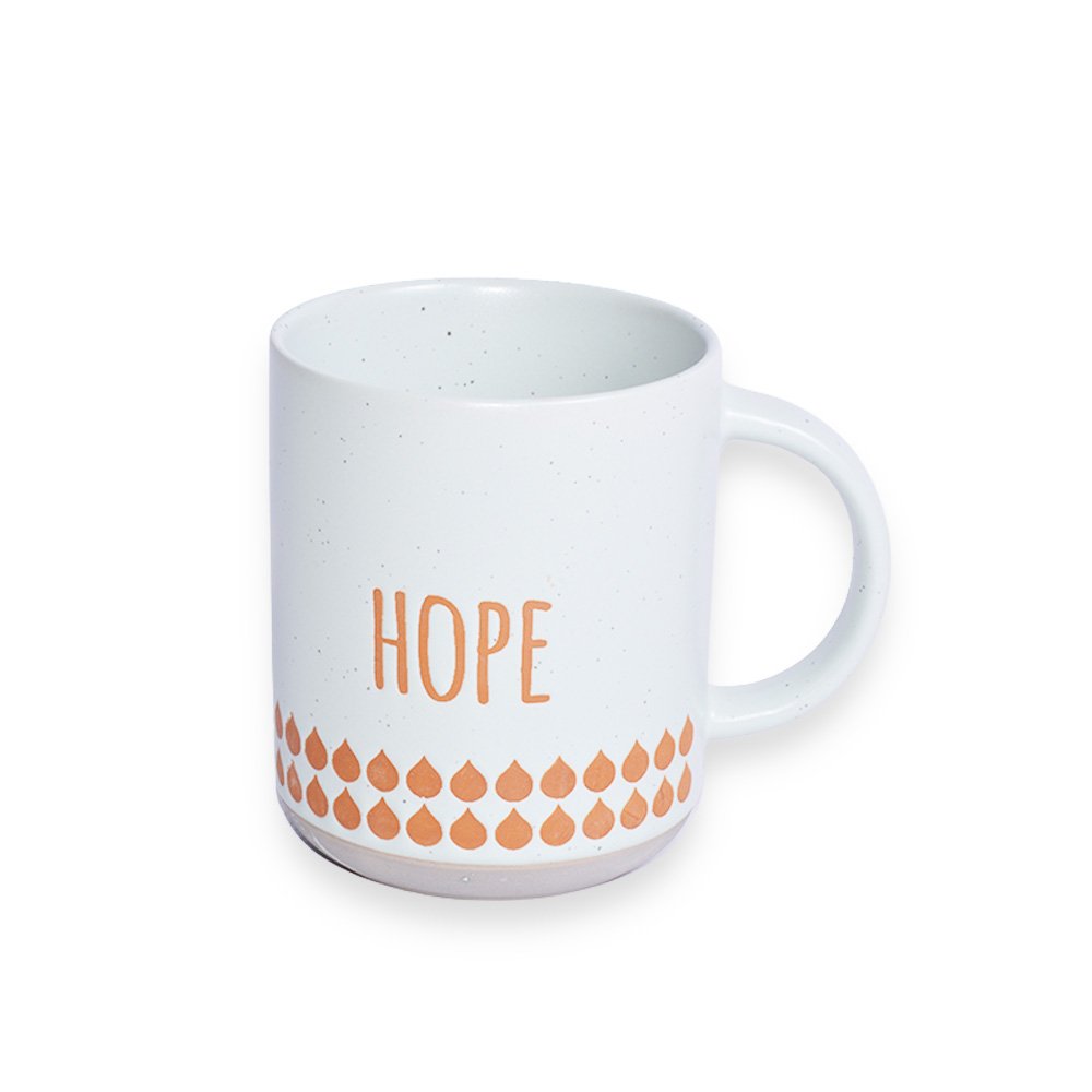 "Danny Home Pastel Porcelain Coffee and Tea Mug with Geometric Base Border- 9x10.5cm, 10 Pieces"