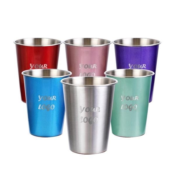 Large steel cup