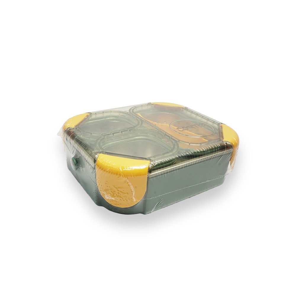 Stainless Steel Bento Lunch Box 20x17x6.5cm