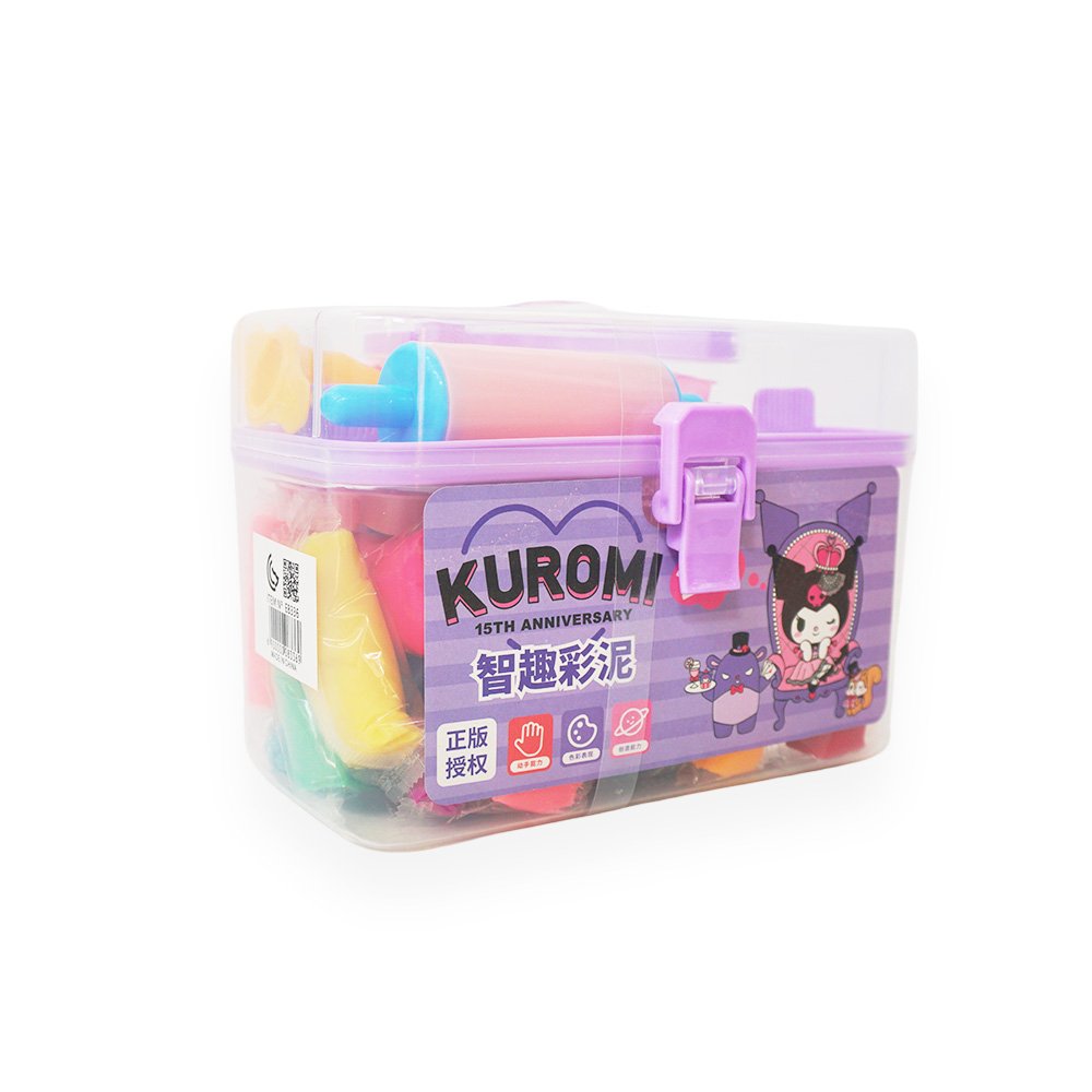 "Sanrio Kuromi Modeling Clay Set, 17x9x12cm, 24 Color"