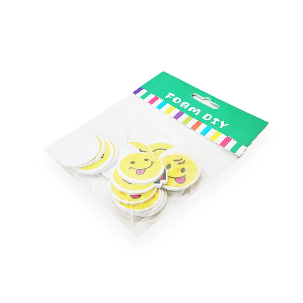 "Smiley Face Themed Sticker Set, 6.5g"