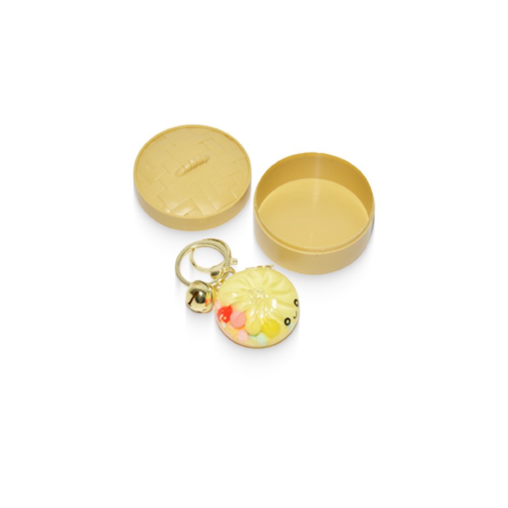 Mystery Bead Dumpling Squishy Keychain