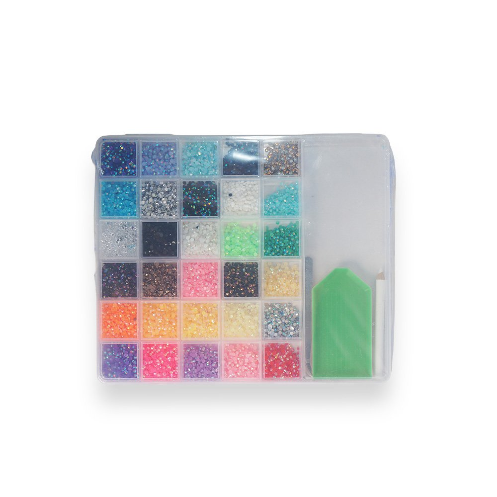 "DIY Beads Craft Kit with Glue, 23x19cm"