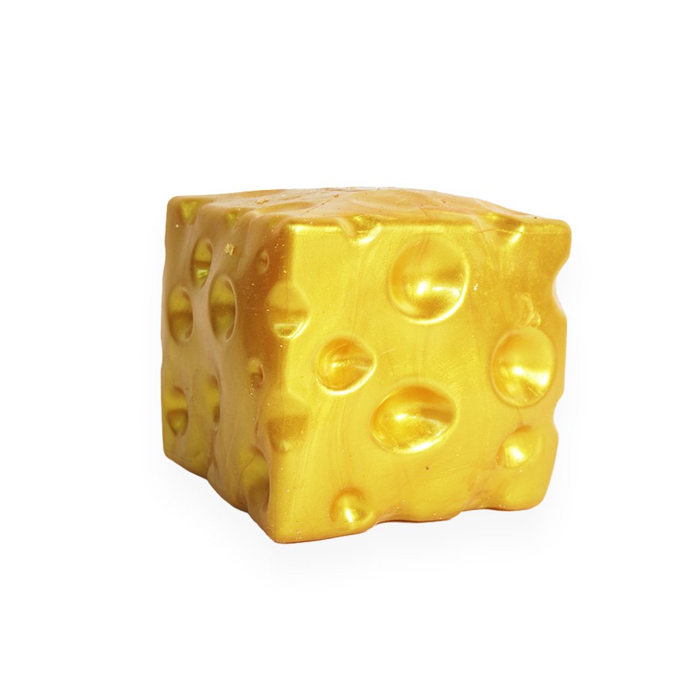 Tpr Golden Cheese Squishy Toy
