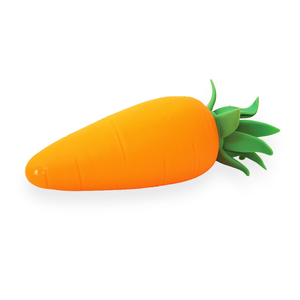 Tpr Carrot Squishy Toy Orange