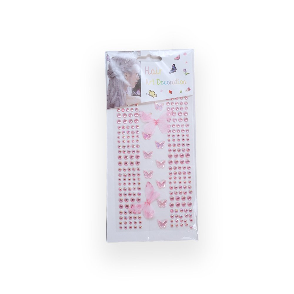 Acrylic Butterfly Hair Decoration Stickers