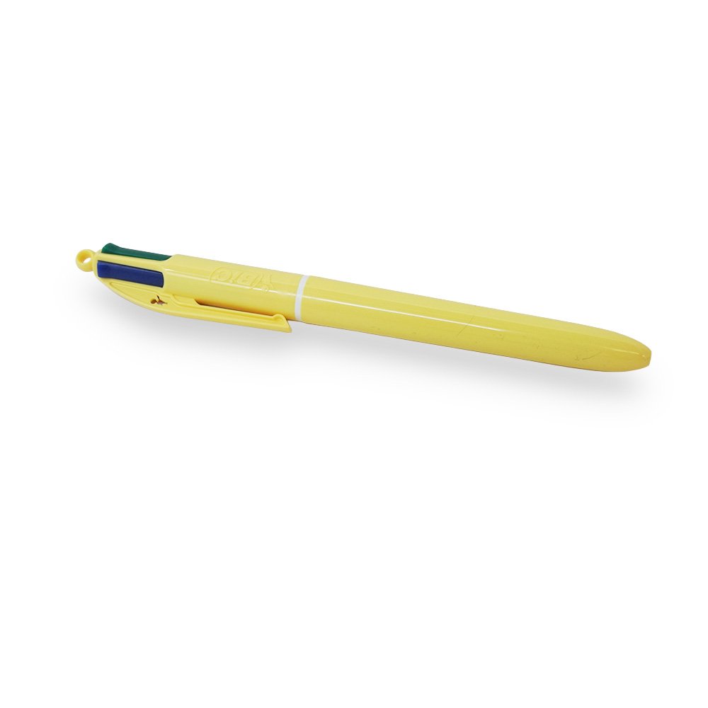 "BIC 4 Color Pen, Yellow"