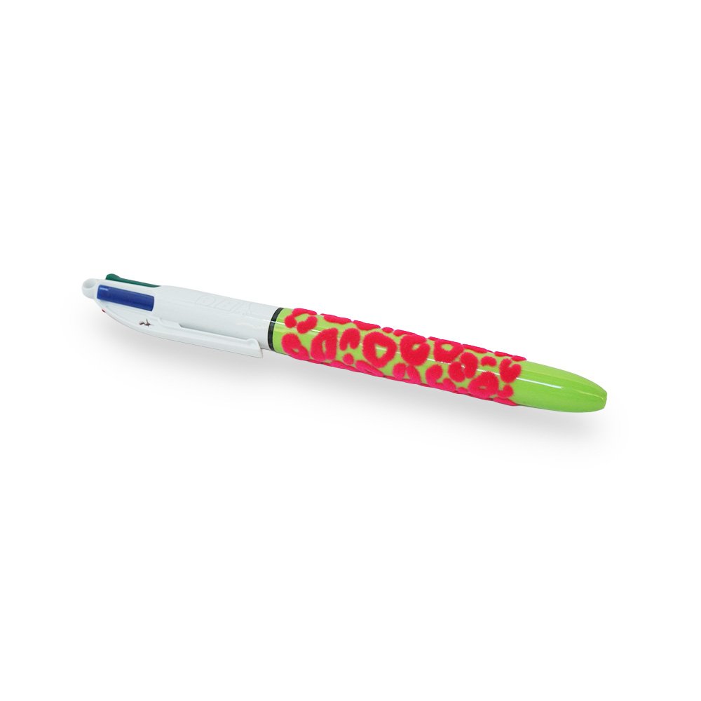 "BIC 4 Color Dot Pattern Pen, Lime"