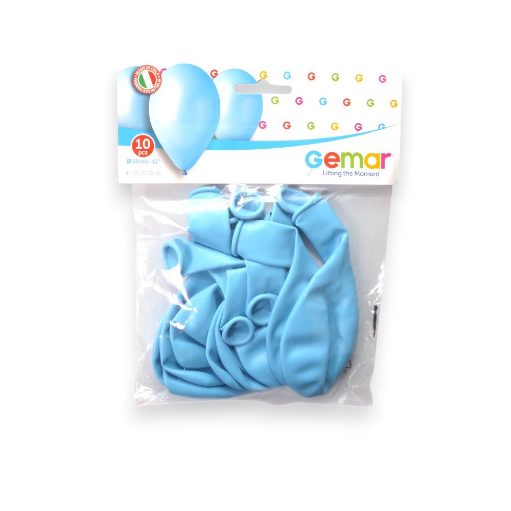 "Gemar Balloon- Light Blue, 10 Pieces"