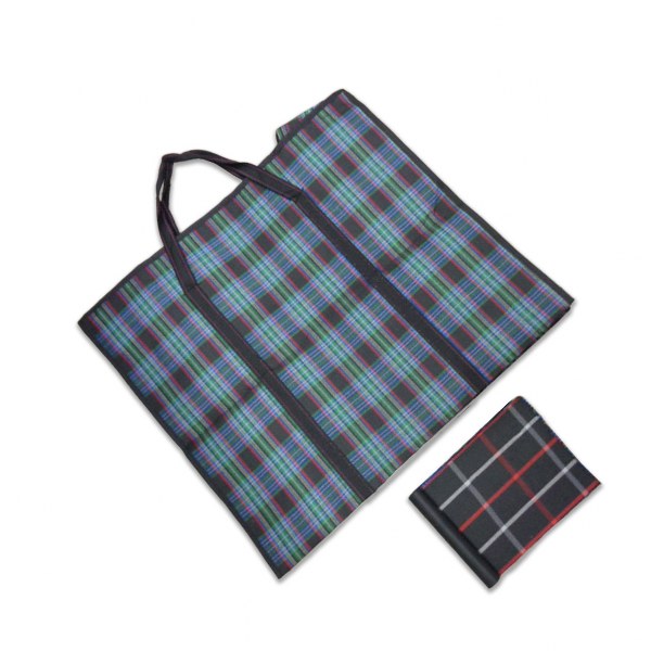 Plaid Handbag ? 75 ? 65 ? 25 cm
