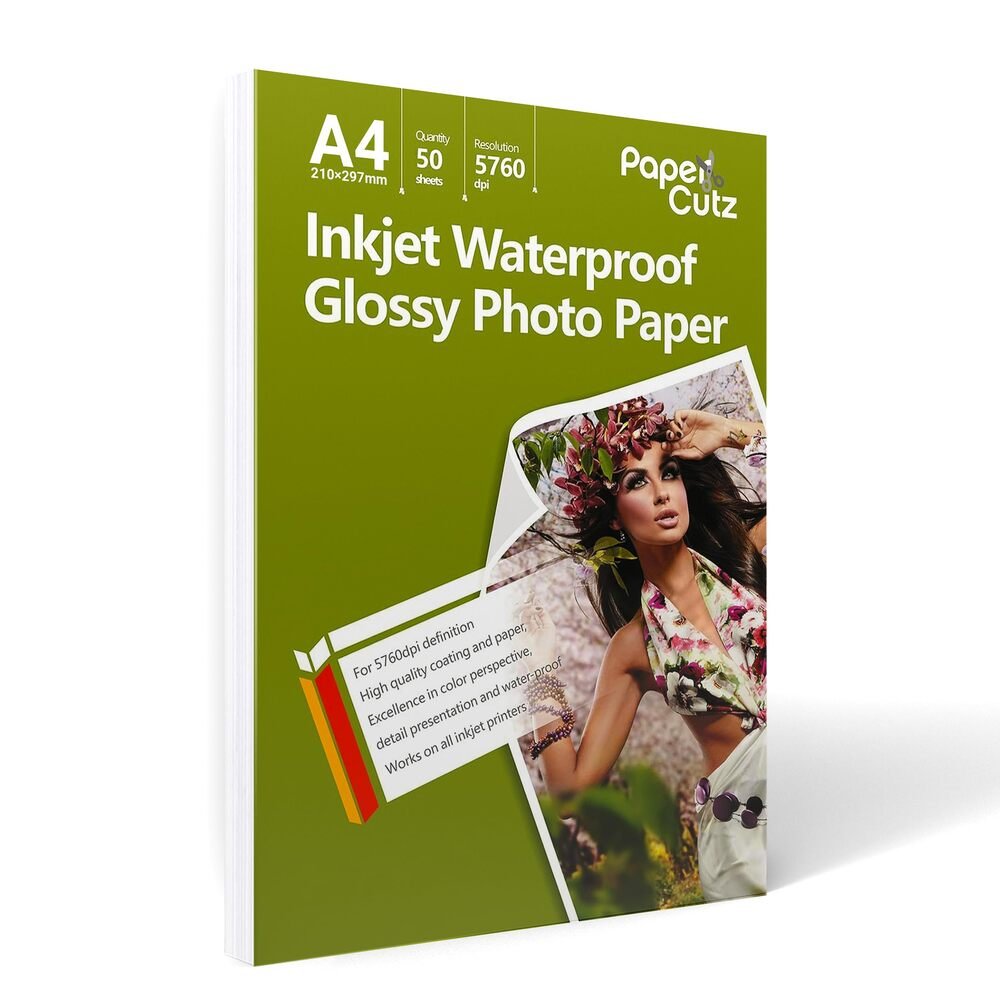Waterproof Glossy Photo Paper- 20 Sheets