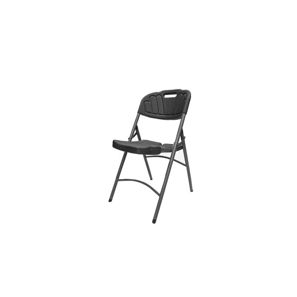 Iron fold chair,85*37.5*40cmBLACK COLOR