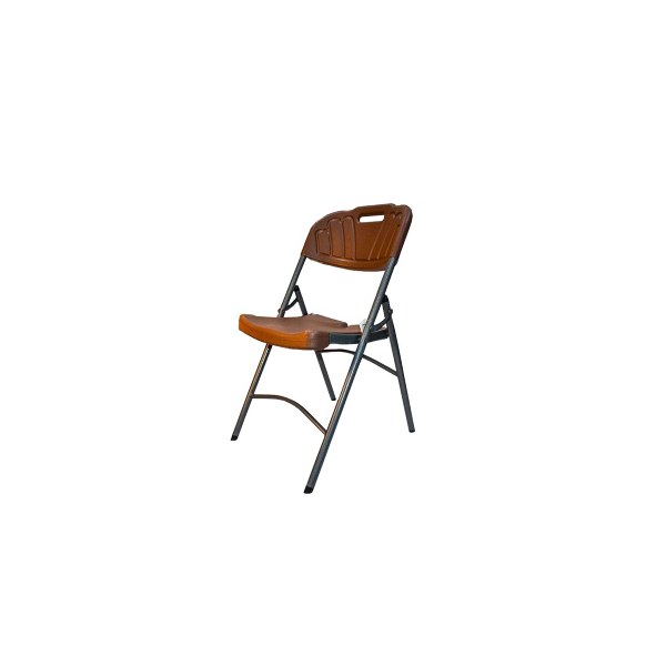Iron fold chair,85*37.5*40cmBROWN COLOR