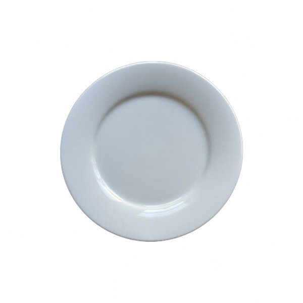 "Ceramic Plate- White, 9 inches"