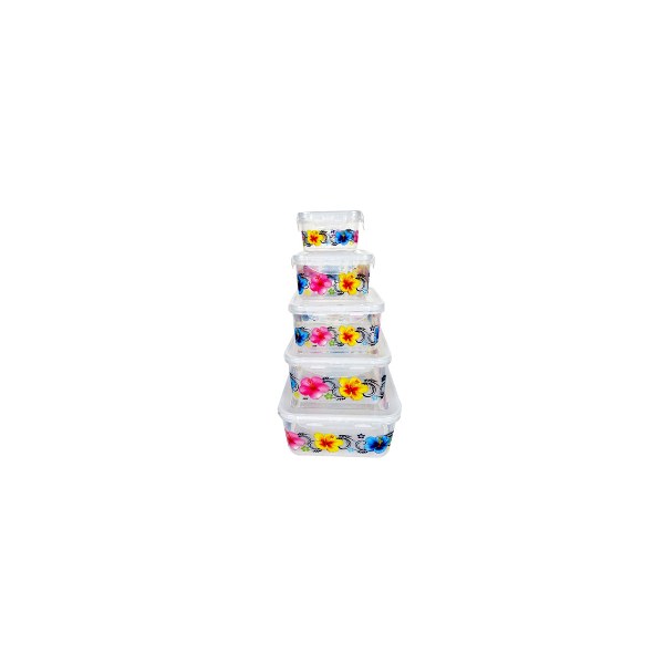 Plastic bowl 5 pieces