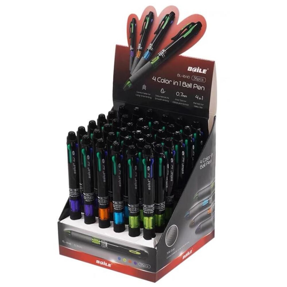 Baile 4 in 1 Ball Pen- 0.7mm