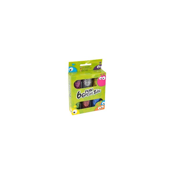 Fun glitter tubs 20g/ 6pcs/colour mix colour