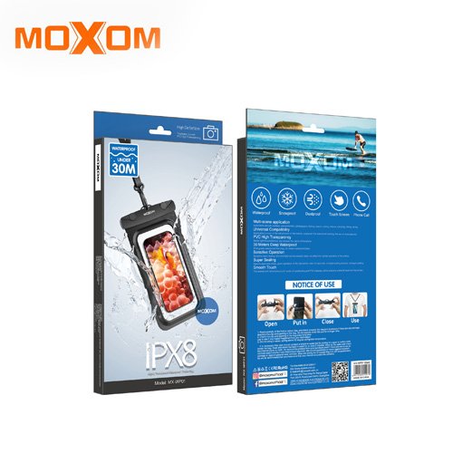 Moxom Ipx8 Waterproof Phone Case- Black || City Star Moxom Ipx8 Waterproof Phone Case- Black || City Star