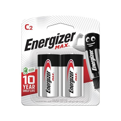 Energizer Battery C  1.5V 2 Pieces