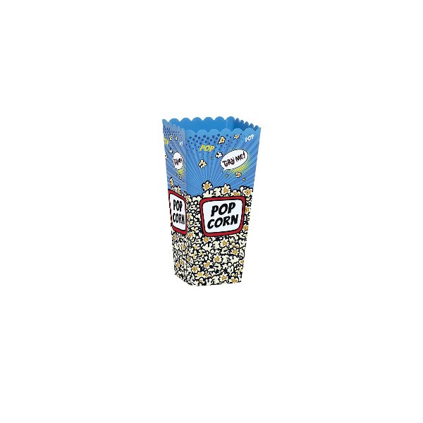 Popcorn Box - blue 10*10*20cm