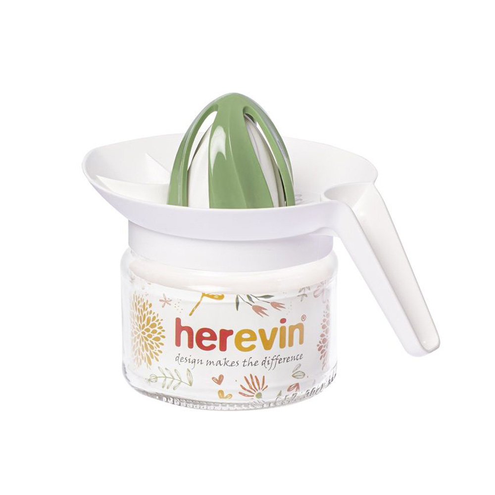 Herevin Manual Citrus Juicer Glass- 300ml