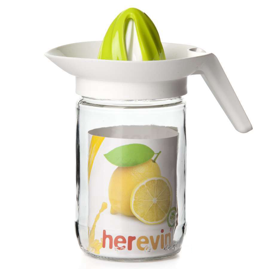 Herevin Manual Citrus Juicer Glass- 660ml