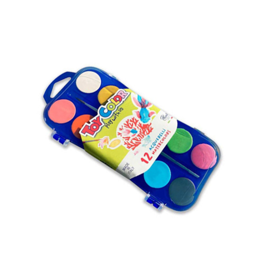 Toy Color WaterColors x12  ( Acquerelli)