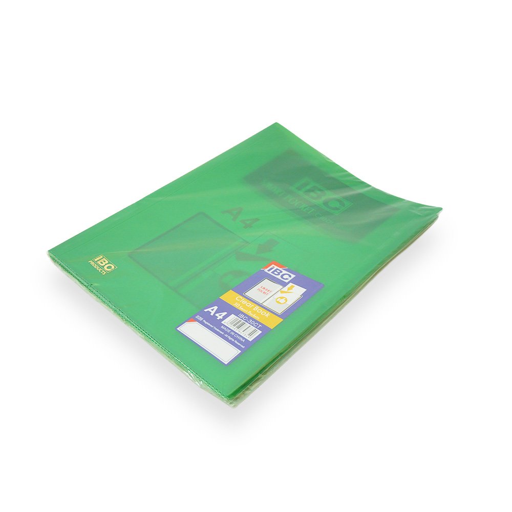 IBC Products A4 Clear Book Display Folder 30 Pockets