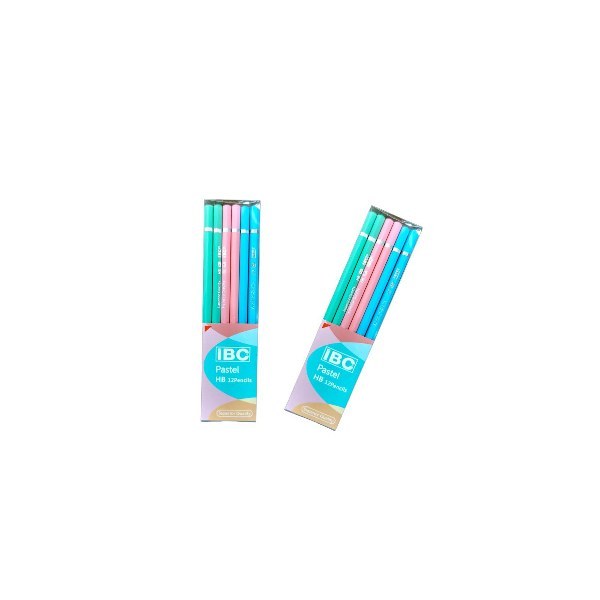 Ibc-Hex Pastel Hb Pencil 12Pcs