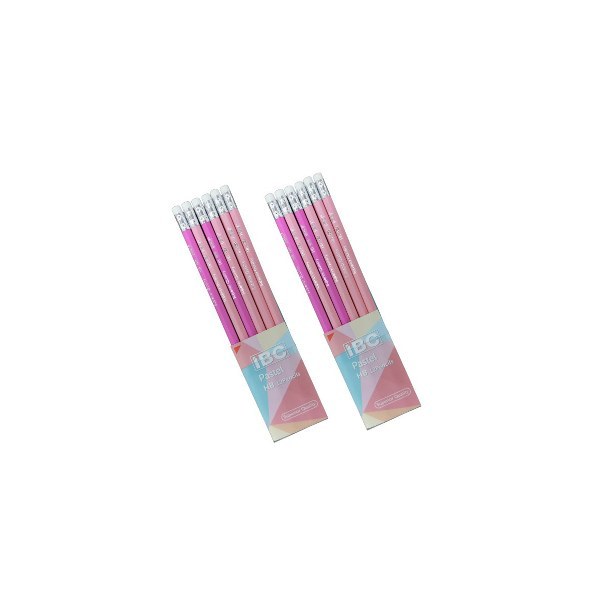 Ibc-Hex Pastel Hb Pencil 12Pcs